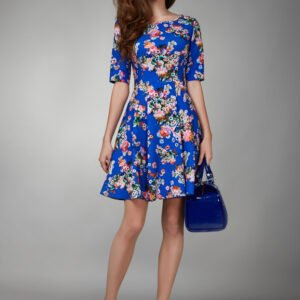 Blue Floral Dress