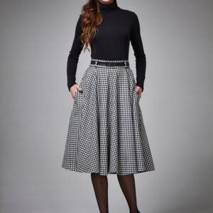 Checkered Skirt