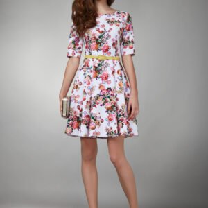White Floral Dress